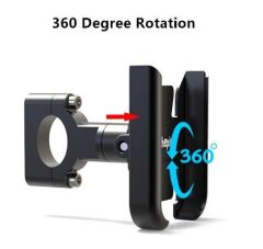 Benguo Xbyc 2084-9 Alüminyum Bisiklet Motosiklet Ayarlı Gidon Telefon Tutucu Siyah