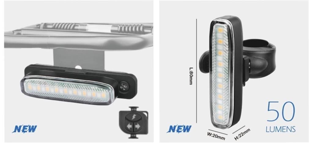 Briviga LW-BEAM50 PRO 50 Lümen Kablosuz Kumandalı Stop Sinyal (Fren Sensörlü)