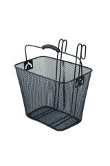 Forte GT Askılı Kancalı Bisiklet Metal Ön Sepet Siyah