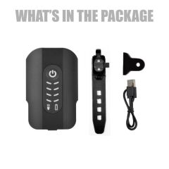 Briviga LW-F500 600 Lümen Usb-C Bisiklet Far Beyaz/Kırmızı Kask Lambası