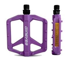 Gineyea M908 Plastik Trial Bmx Platform Geniş Pedal Mor
