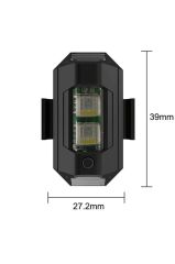 Tex GLR-129 Mikro Led Usb Şarjlı Çakar Bisiklet Stop