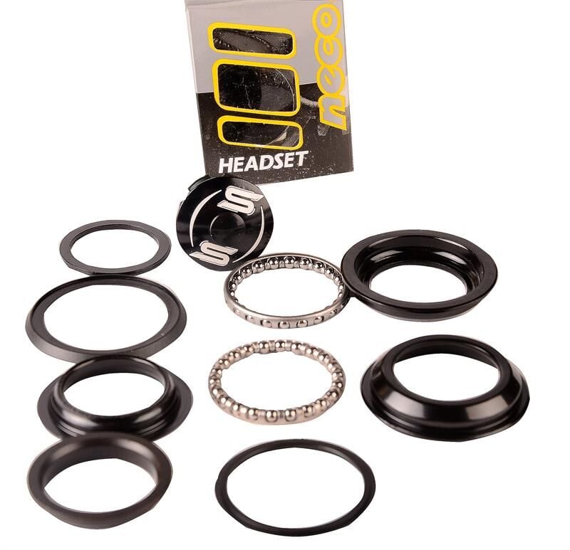 Neco H142N Bisiklet Furş Takımı 1-1/8 Siyah