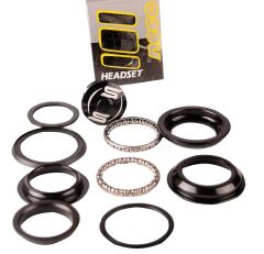 Neco H142N Bisiklet Furş Takımı 1-1/8 Siyah