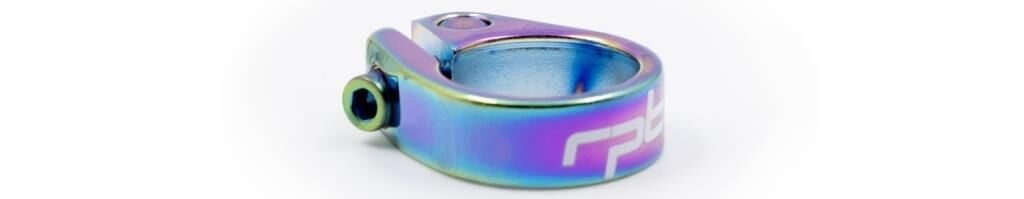 Raptor YX-115 Rainbow Sele Kelepçesi 28.6mm Oil Slick