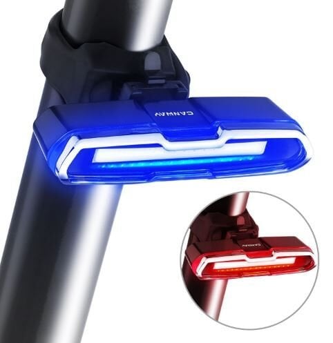 Rohs 2 Renk 168 Lümen Usb Şarjlı Polis Çakar Bisiklet Stop