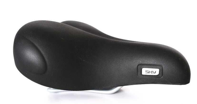 Selle Royal Sky Mokka Unisex Yaylı Geniş Rahat Bisiklet Sele Siyah