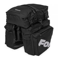 Forte GT 60 LT Bisiklet Arka Bagaj Üstü Tur Heybe Çanta Siyah