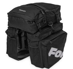 Forte GT 60 LT Bisiklet Arka Bagaj Üstü Tur Heybe Çanta Siyah