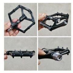 Cycle Zone Platform Geniş Rulmanlı Pedal Siyah