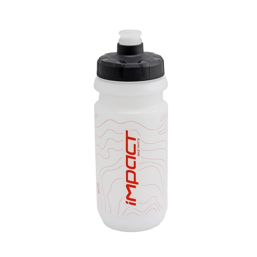 Impact KAMEX Matara Suluk 600 ml Şeffaf/Kırmızı