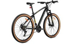 2026 Kron XC 100 H Disk 26 Jant Bisiklet Mat Siyah/Füme/Sarı