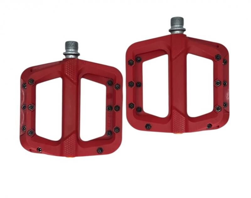 AYD 710 Rulmanlı Pedal Çivili Platform Trial Bmx Pedal Kırmızı