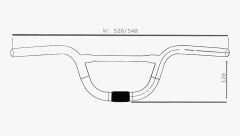 Impact BMX 16-20 Çocuk Bisikleti Atkılı Gidon Siyah