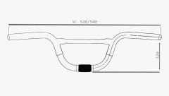 Impact BMX 16-20 Çocuk Bisikleti Atkılı Gidon Siyah