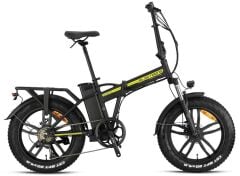 Kron Elektron Zuma H Disk 20 Jant Elektrikli Katlanır Bisiklet Mat Siyah/Neon Sarı