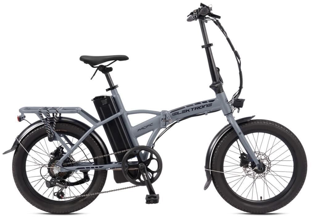 Kron Elektron Pasific H Disk 20 Jant Elektrikli Katlanır Bisiklet Nardo Gri