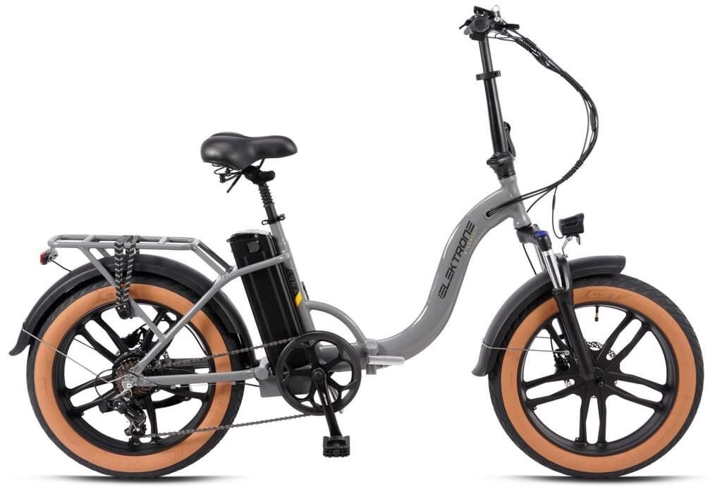 Kron Elektron Luna 20 Jant Elektrikli Katlanır Bisiklet Nardo Gri