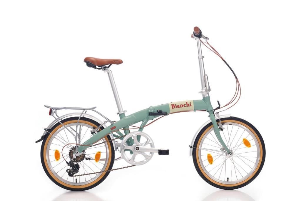 Bianchi Vintage 20 Jant 7 Vites Katlanır Bisiklet Celeste