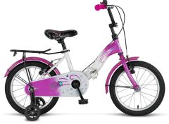 Ümit Picolo 16 Jant Katlanır Kız Çocuk Bisikleti Beyaz/Pembe