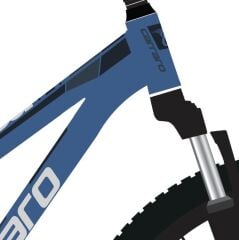 2026 Carraro Speed 721 H Disk 27.5 Jant Bisiklet Mavi