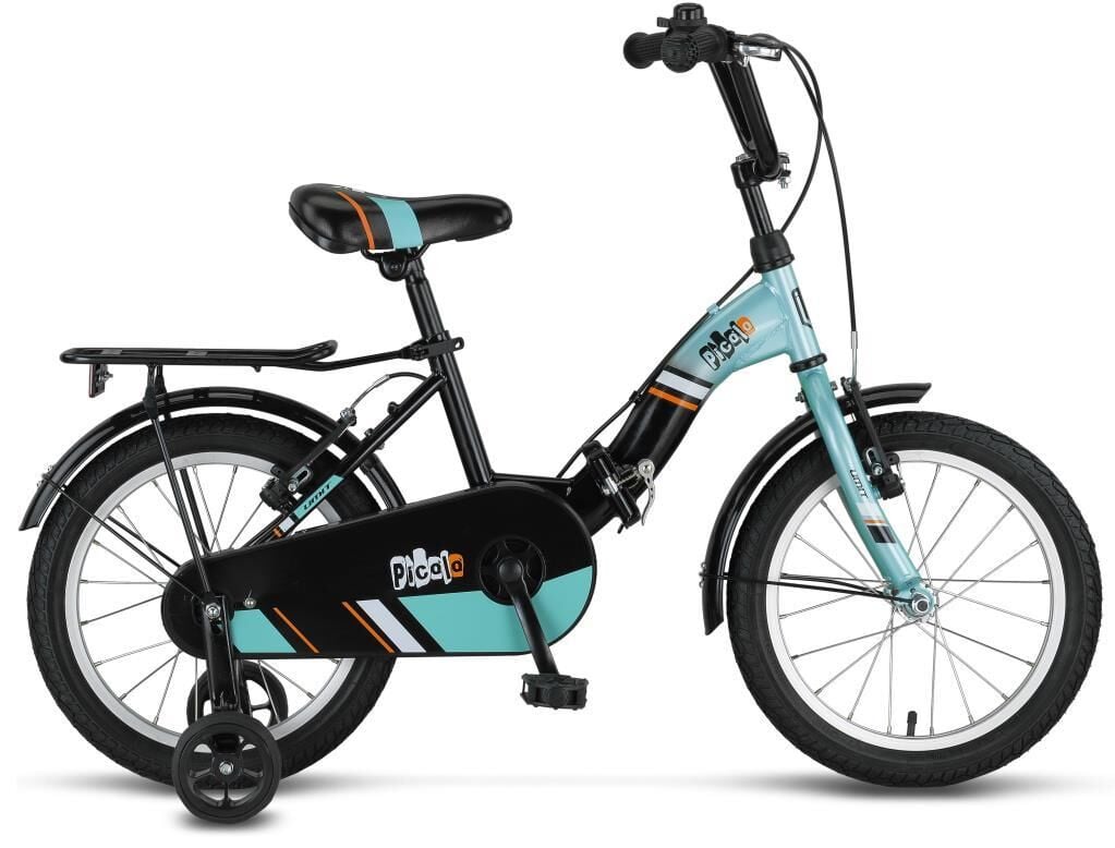 Ümit Picolo 16 Jant Katlanır Çocuk Bisikleti Siyah/Turkuaz