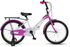 Ümit Picolo 20 Jant Katlanır Kız Çocuk Bisikleti Beyaz/Pembe