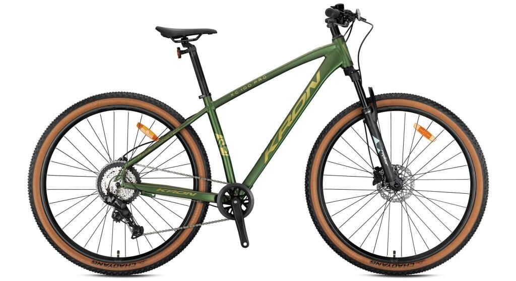 2026 Kron XC 100 PRO H Disk 27.5 Jant Bisiklet Mat Haki/Sarı