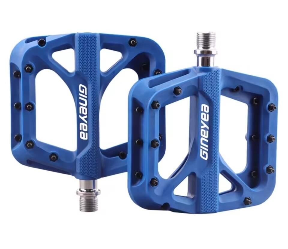 Gineyea M996 Rulmanlı Hightec Çivili Platform Trial Bmx Pedal Mavi