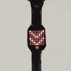 XINGCHENG 64 Chips Usb Şarjlı Hareket Sensörlü Led Sinyalli Arka Stop