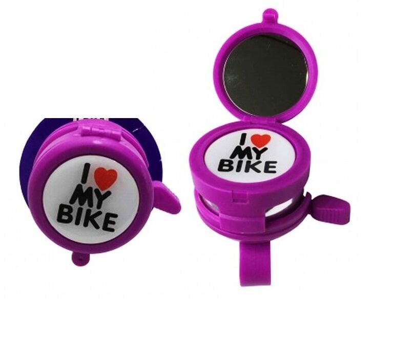 AYD Bisiklet Aynalı Mor Zil (I Love My Bike)