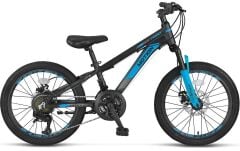 2026 Ümit Motion 2D M Disk 20 Jant Çocuk Bisikleti Siyah-Mavi