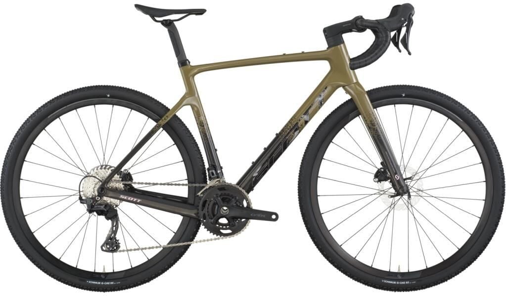 2026 Scott Addict Gravel 40 Karbon Bisiklet Yeşil