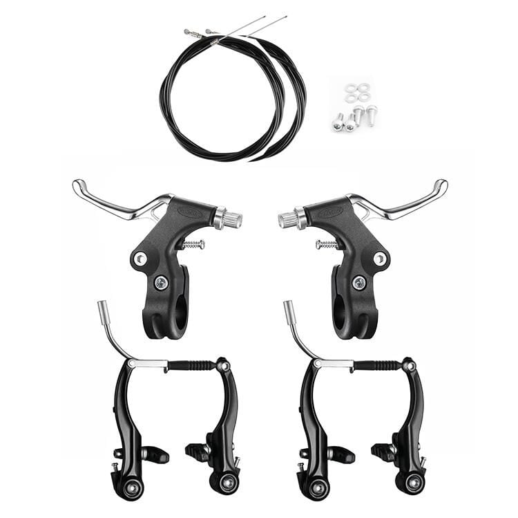 S-shine V-Fren Takımı Alüminyum Yarı Alu Kol Ön Arka Komple Set