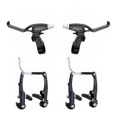 DT V-Fren Takımı Alüminyum Ön Arka Komple Set Siyah