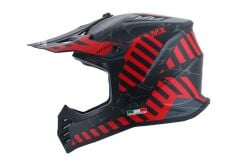 Sway FS-618 Alert Full Face Kask Siyah-Kırmızı L