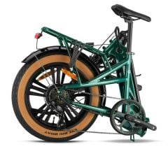 Loop Coaster 20 Kolon Elektrikli Katlanır Bisiklet Fat Bike Kırmızı