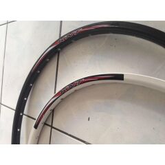 KNT 26 Jant Disk Fren Uyumlu Çift Kat Jant Çemberi 36H Beyaz