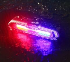 Rohs 3 Renk 168 Lümen Usb Şarjlı Polis Çakar Bisiklet Stop