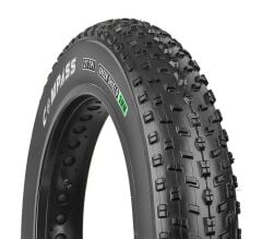 Compass 20x4.0 P1272 Fat Bike Bisiklet Dış Lastik 3mm Zırhlı Siyah