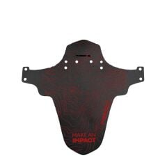 Impact MDE-35 Mtb Bisiklet Ön Çamurluk Siyah-Kırmızı