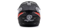 Raptor KS05 Full Face Kross Kaskı Siyah/Beyaz/Kırmızı