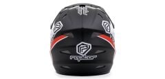 Raptor KS05 Full Face Kross Kaskı Siyah/Beyaz/Kırmızı