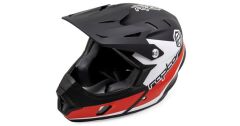 Raptor KS05 Full Face Kross Kaskı Siyah/Beyaz/Kırmızı