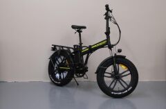 Loop Elektron Zuma 20 Jant Elektrikli Katlanır Bisiklet Mat Siyah-Sarı