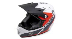 Raptor KS05 Full Face Kross Kaskı Beyaz/Gri/Kırmızı