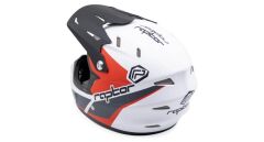 Raptor KS05 Full Face Kross Kaskı Beyaz/Gri/Kırmızı