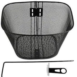 Tex Plus Metal Bisiklet Sepeti Siyah 26-28 Uyumlu