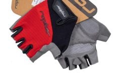 Raptor Silikon Jelli Destekli Bisiklet Eldiveni Kırmızı