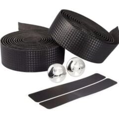 Tex EVA Karbon Desen Dayanıklı Bisiklet Gidon Sargısı Bandı Siyah